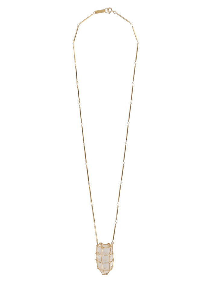 Isabel Marant Collana Con Pendente "Rock Crystal"