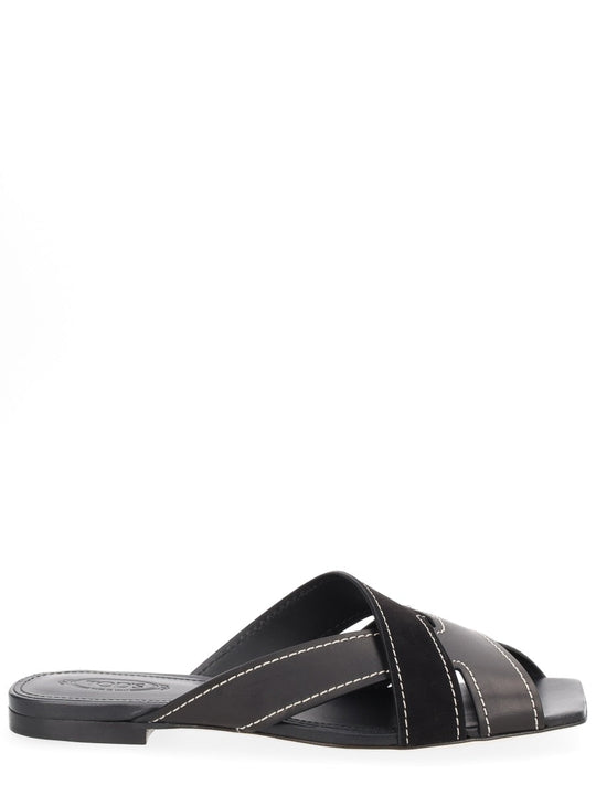 Tod's Cross-Strap Sandal