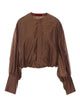 The Latest Chocolate Brown Diana Blouse