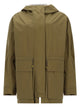Laminar Parka Corto Con Cappuccio