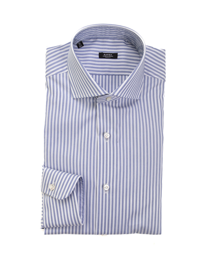 Barba Napoli Striped Long-Sleeved Shirt