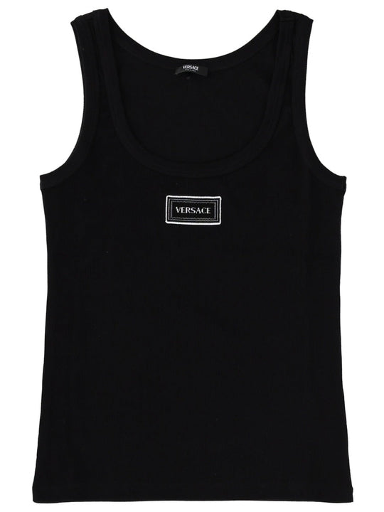 Versace Tank Top With Logo