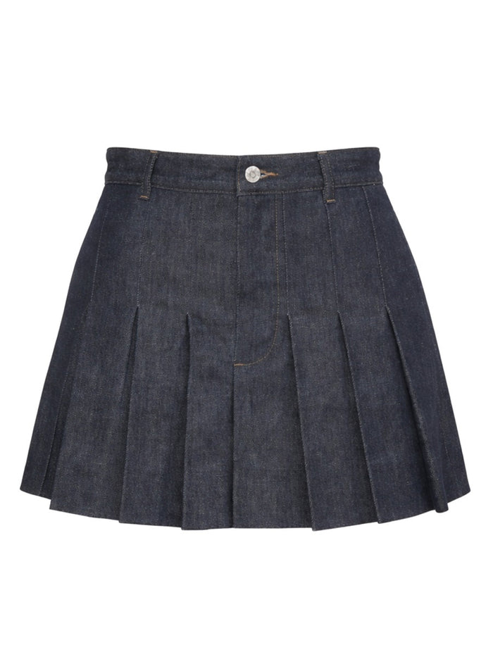 A.p.c. Mini Pleated Skirt