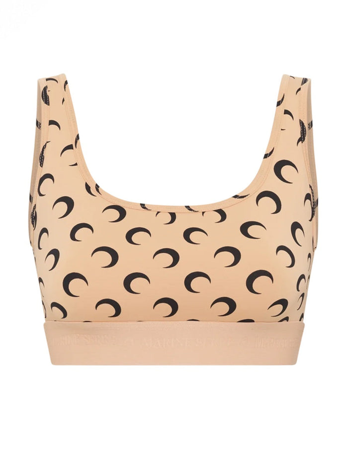 Marine Serre Top Bra "Moon"
