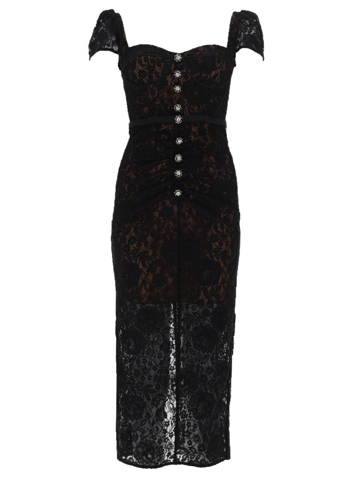Self-Portrait Lace Midi Dress