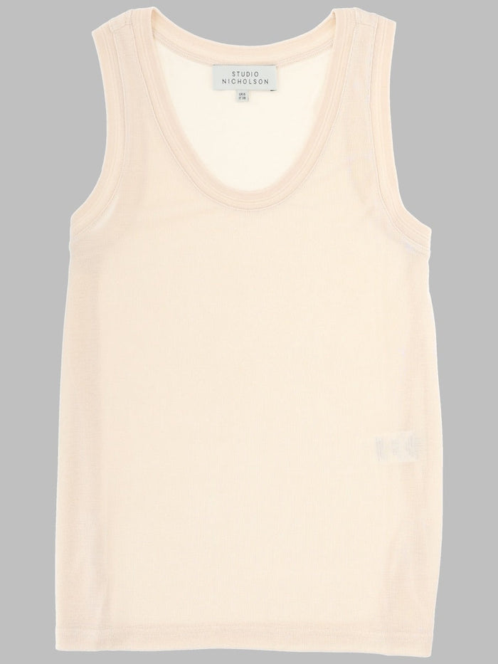 Studio Nicholson Tank Top In Lyocell