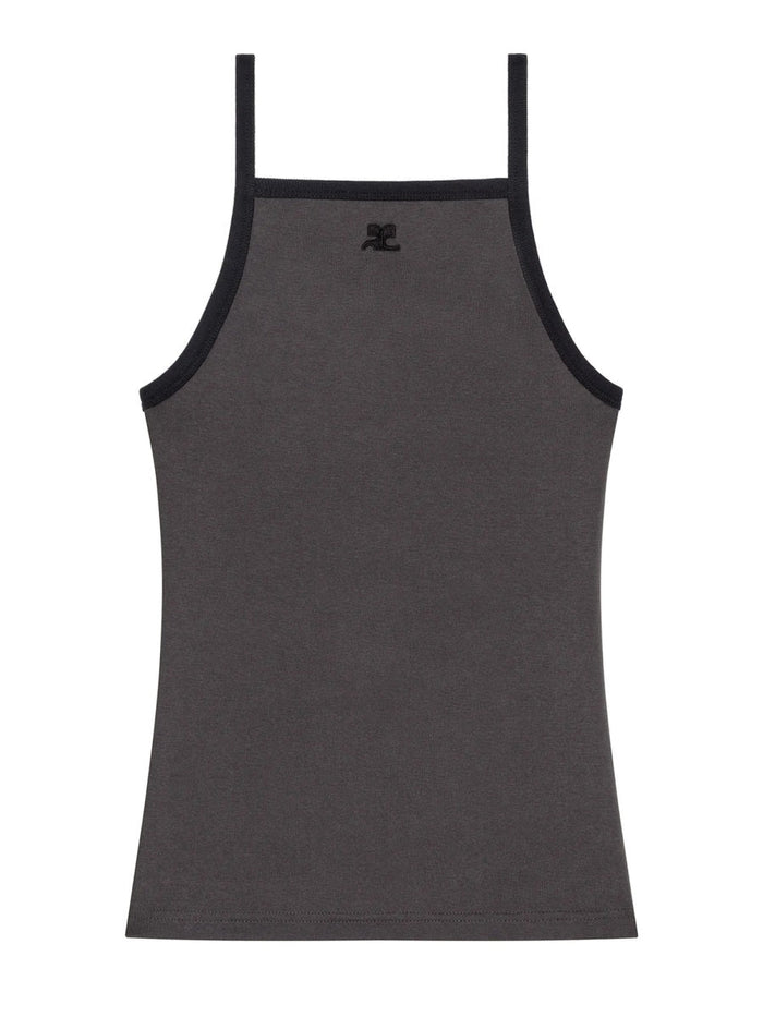 Courreges Contrasting Tank Top