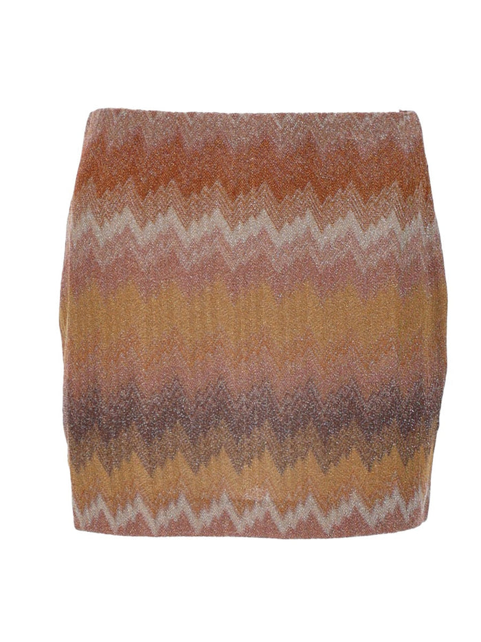 Missoni Minigonna Con Motivo "Snake"