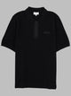 Maison Kitsuné Polo Con Zip E Patch Logo