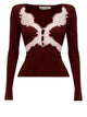 Self-Portrait Top With Lace Details