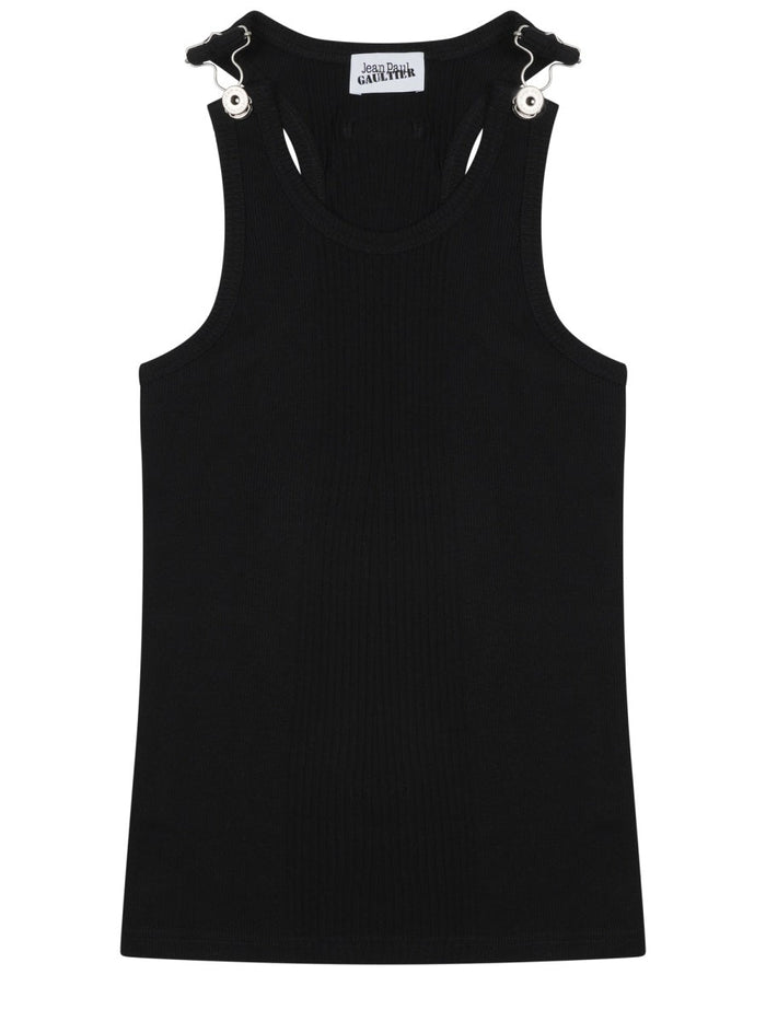 Jean Paul Gaultier Tank Top In Cotone