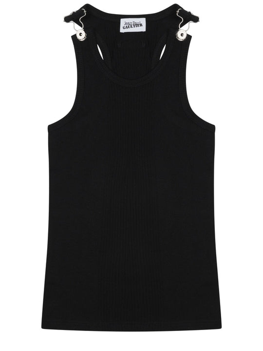 Jean Paul Gaultier Tank Top In Cotone