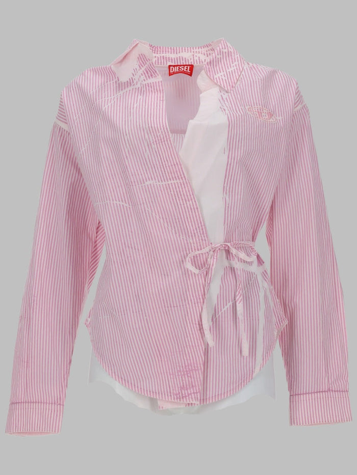 Diesel Camicia In Popeline Avvolgente