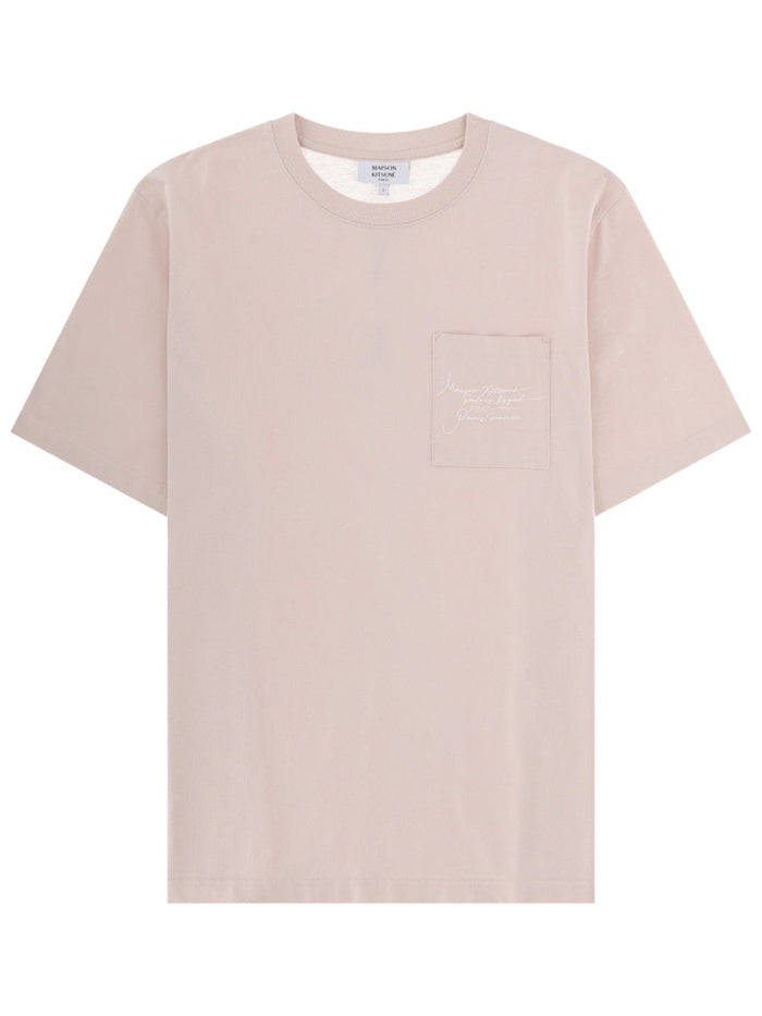 Maison Kitsuné T-Shirt "Poetic Script"