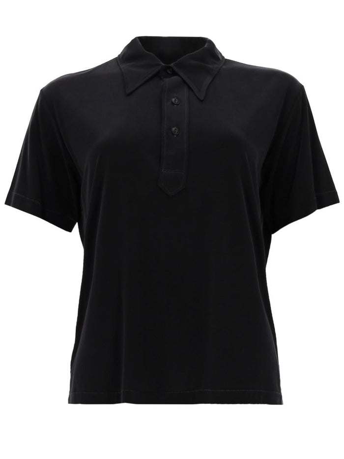 Maison Margiela Polo In Cupro
