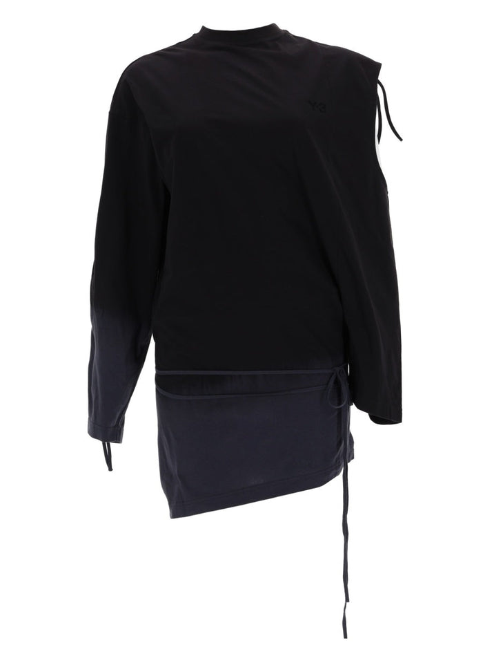 Y - 3 T-Shirt With Cut-Out Detail
