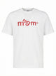 Msgm Handwritten Logo Print Cotton T-Shir