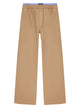 Msgm Beige Cotton Trousers