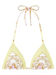 Versace Printed Bikini Top