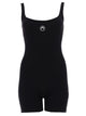 Marine Serre Short Jumpsuit With Logo