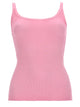 Msgm Tank Top In Viscosa