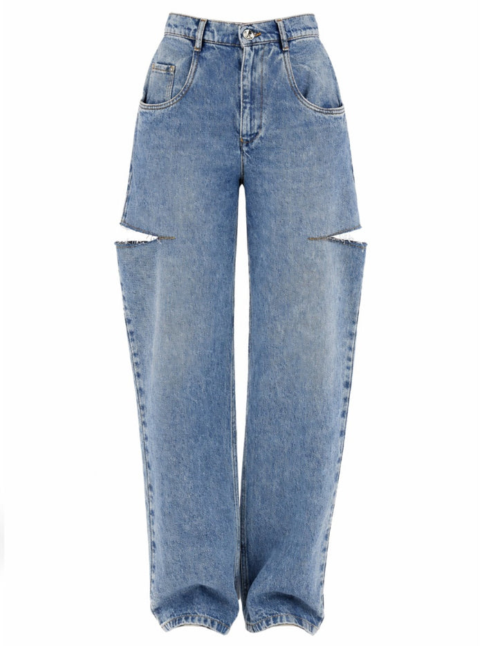 Maison Margiela Jeans With Cut Out Detail