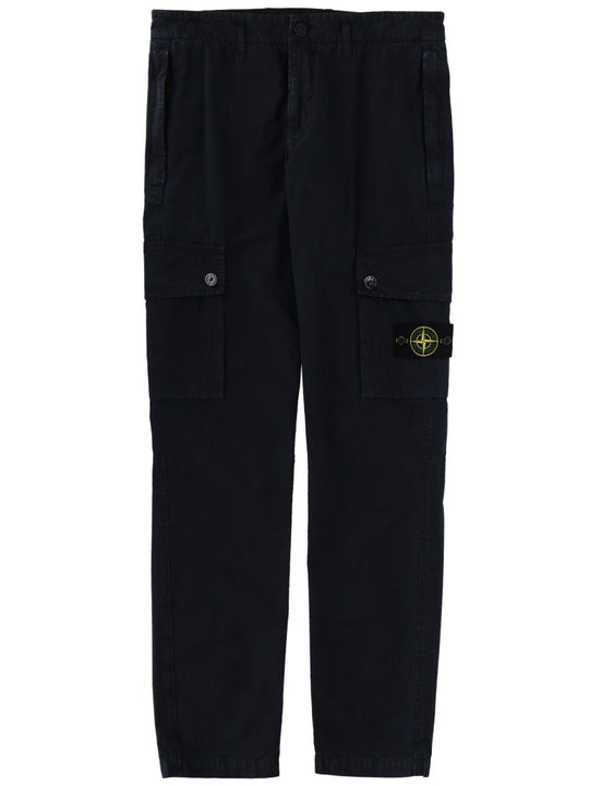 Stone Island Cargo Pants With Logo Patch
