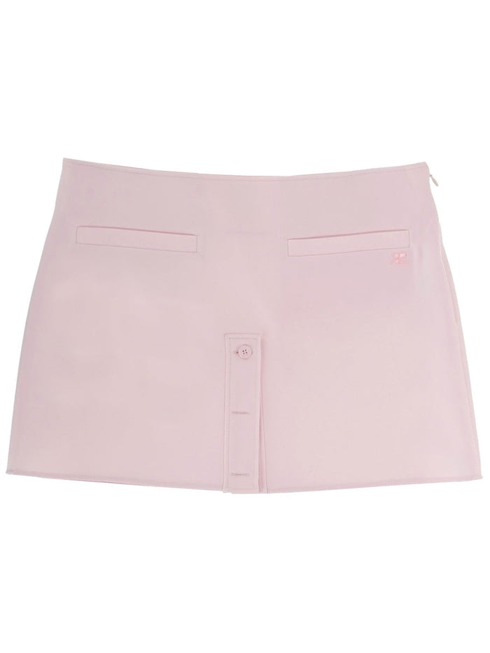 Courreges Miniskirt With Buttons