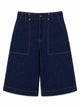 Versace Jeans Couture Shorts In Denim Di Cotone
