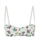 Tory Burch Floral Print Bikini Top