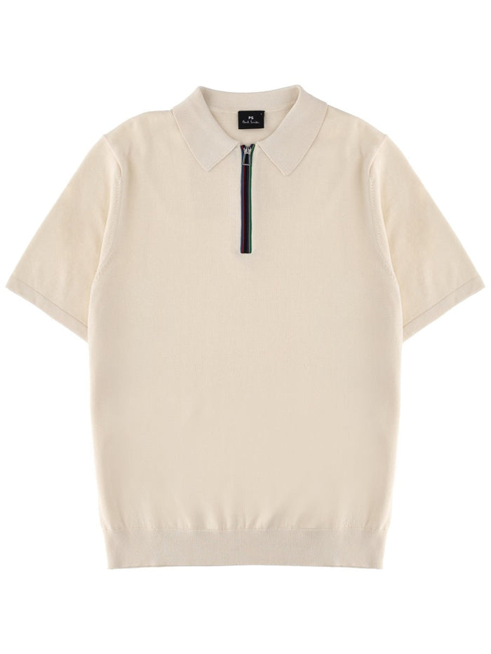 Ps By Paul Smith Zip Polo.