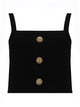 Balmain Top With Jewel Buttons