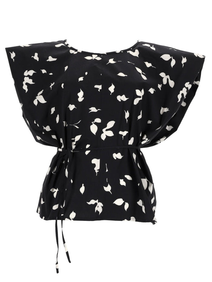 Alysi Sleeveless Top With Ribbon