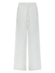 120% Lino Pantalone Ampio In Lino