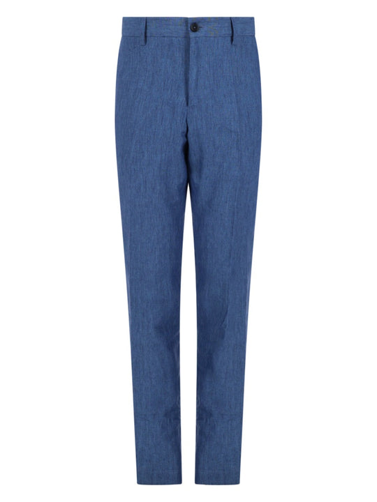 120% Lino Pantalone In Lino