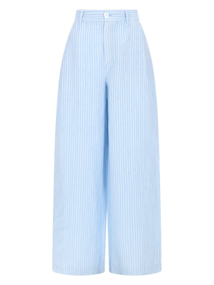120% Lino Pantalone In Lino
