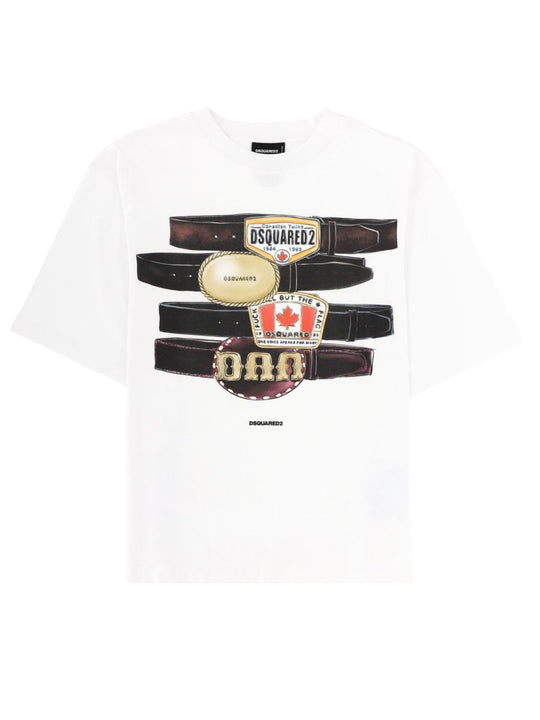 Dsquared T-Shirt Con Stampa