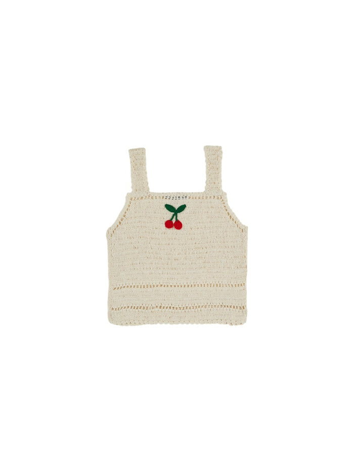 Emile & Ida Top Crochet Con Ciliegie