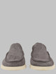 Boss Mocassino In Pelle Scamosciata Con Logo