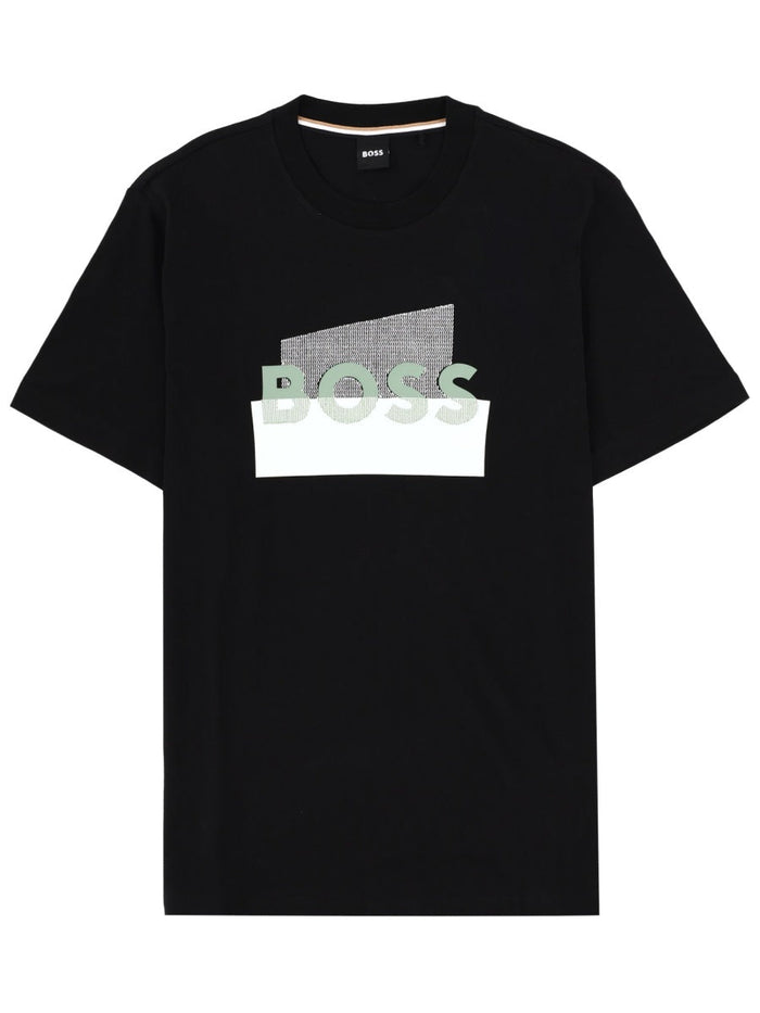 Boss Logo Print T-Shirt