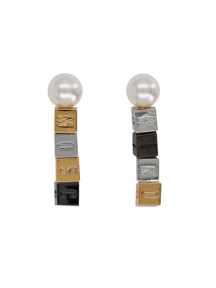 Moschino Earrings With Pearls