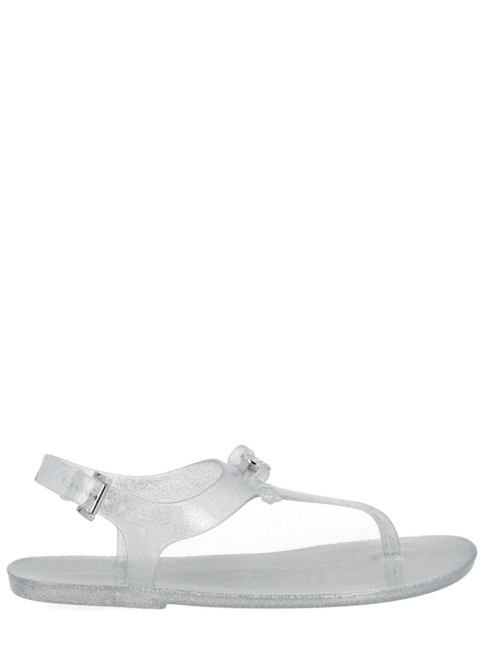 Michael By Michael Kors Monogram Logo Sandal
