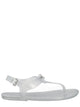 Michael By Michael Kors Monogram Logo Sandal