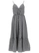 Michael By Michael Kors Abito Longuette In Cotone A Quadretti