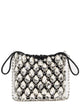 Self-Portrait Borsa Mini In Maglia Metallica Con Cristalli