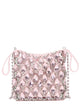Self-Portrait Borsa Mini In Maglia Metallica Con Cristalli