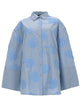 Rotate Birger Christensen Camicia Oversize Con Dettoglio Floreale