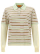 Guest In Residence "Layered Stripe Rugby" Polo Shirt