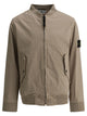 Stone Island Kids Beige Cotton Elastane Jacket