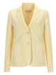 Michael By Michael Kors Single-Breasted Linen Blazer